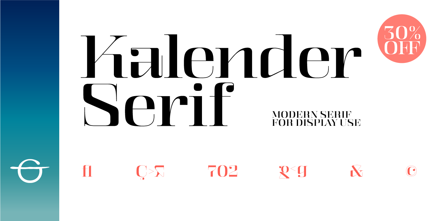 Ejemplo de fuente Kalender Serif #16